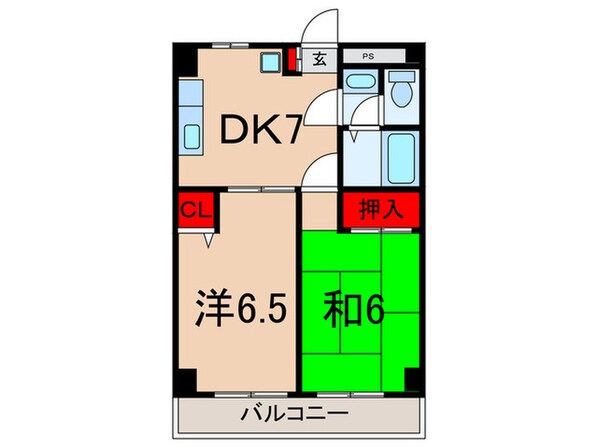 加山ビルの物件間取画像